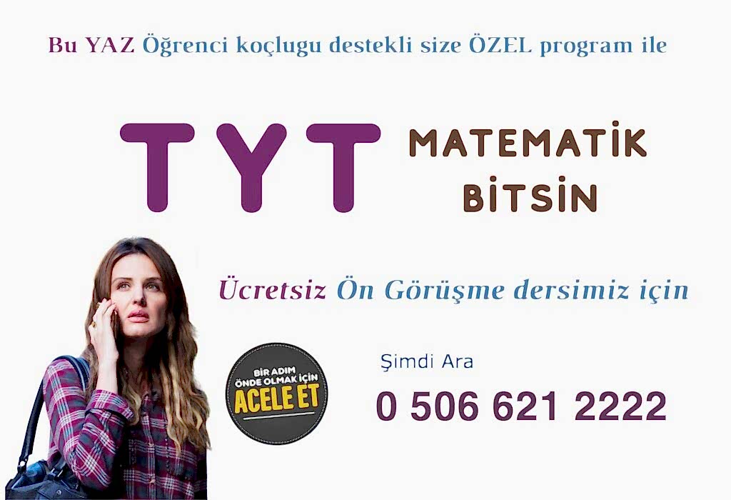 Yazın Online TYT Matematik Özel Ders