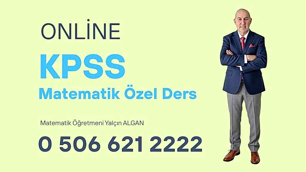 Online KPSS Matematik Özel Ders